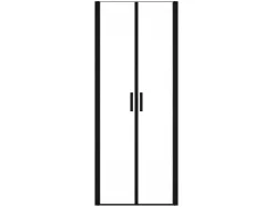 Draaibare Douchedeur - 70 X 195 Cm - Matzwart - Gehard Glas - Sarasota