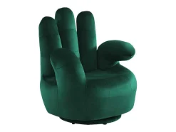 Draaibare Fauteuil Hand Catchy Van Fluweel - Spargroen
