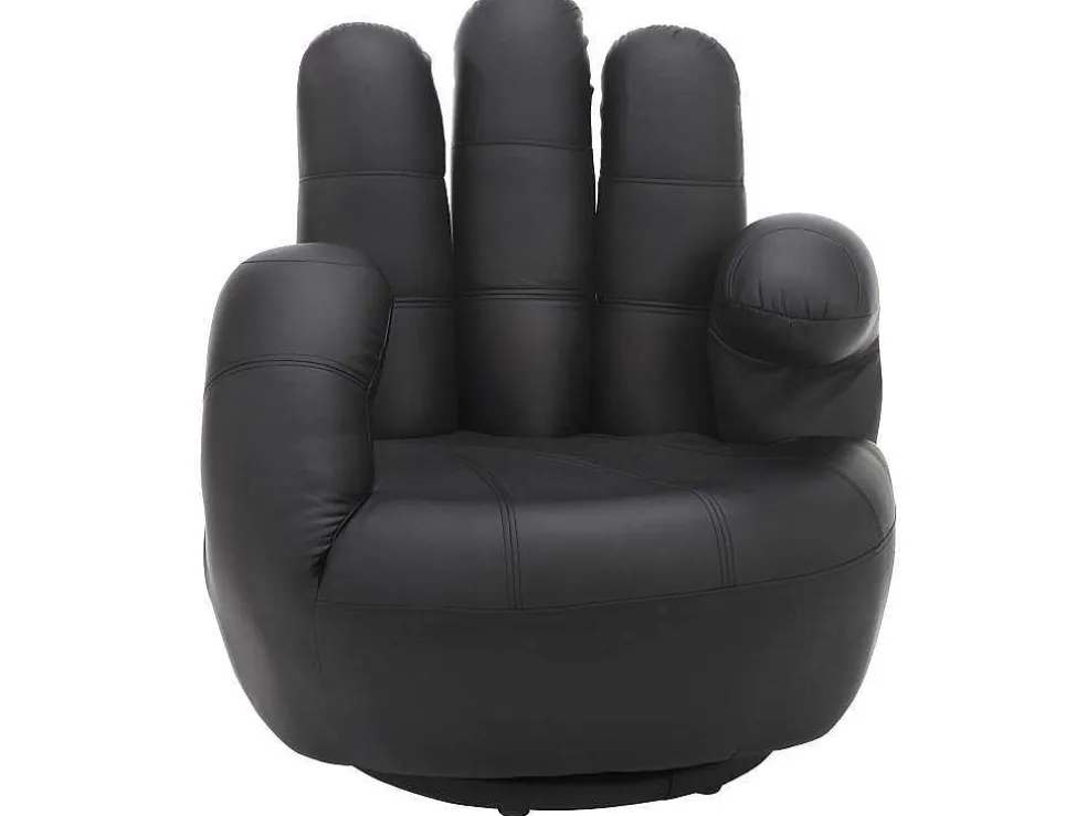 Draaiende Fauteuil Catchy Van Kunstleer - Wit