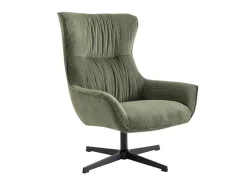 Draaifauteuil Van Groen Ribfluweel Galati