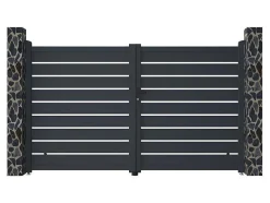 Draaihek Van Aluminium - Antraciet - L305Xh183 Cm - Primo