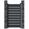 Draaihekje Van Aluminium - Antraciet - L100Xh176 Cm - Primo