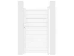 Draaipoort Van Aluminium L103 X H181 Cm Wit - Nazario