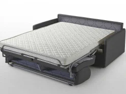 Driezits Express-Bedbank Van Stof Calife - Grijs