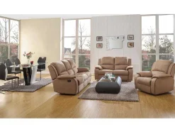 Driezits Relaxbank Microvezel Hernani - Taupe