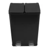 Dubbele Pedaalemmer 60 L - Zwart