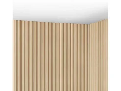 3D-Wandpaneel - 3,71 M - Natuurlijke Lichte Houtkleur - Set Van 8 - Tatiana