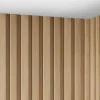 3D-Wandpaneel - 2,83 M - Natuurlijke Houtkleur - Set Van 8 - Flint