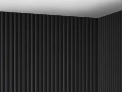 3D-Wandpaneel - 2,83 M - Zwart - Set Van 8 - Clinton