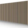 3D-Wandpaneel - 2,83 M - Zwart En Goudkleurig - Set Van 8 - Clinton