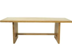 Eettafel 8 Plaatsen Van Teakhout - Kleur: Naturel - Lenida