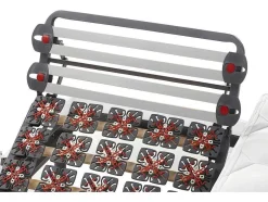 Elektrisch Bed Bedbodem En Matras Lattenbodem En Contactplaatjes - Pandora Ii Van Dreamea - Motor Okin - Wit - 2X80X200 Cm