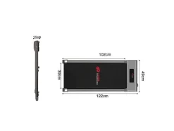 Elektrische Loopband Met Lcd -Display Voor Oefening Van Het Thuiskantoor