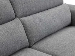 Elektrische Relaxbankstel 3+2 Macari - Stof - Grijs