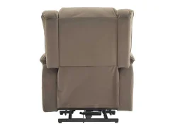 Elektrische Relaxfauteuil - Met Thermische Massagefunctie - Voorzien Van 2 Bekerhouders En Afstandsbediening - Taupe