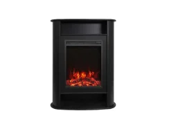 Elektrische Sfeerhaard - Met Mantel - L84 X D33 X H111 Cm - Zwart - Mombacho