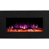 Elektrische Sfeerhaard Chandela - L84 X D14 X H45 Cm - Zwart