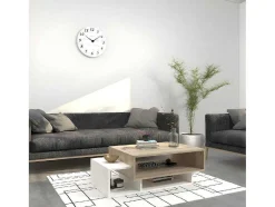 Elisa Koffietafel, Wit, Sonoma, 100X60X35 Cm, Epikasa