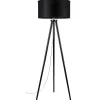 Ennie Vloerlamp, Zwart, 50X50X160 Cm, Epikasa