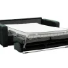 Express-Vierzitsslaapbank Van Groen Ribfluweel - Bed 160 Cm - Matras 18 Cm - Mondovi