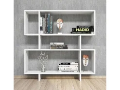Fabiola Boekenkast, Wit, 100X22X111 Cm, Epikasa