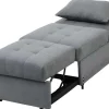 Fauteuil Aanpasbaar Van Stof Lesna - Grijs