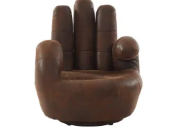 Fauteuil Draaibaar Catchy Van Microvezel Met Verouderd Effect