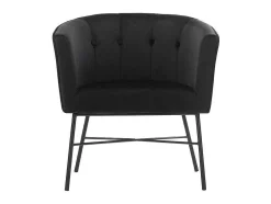 Fauteuil Met Armleuningen Fakart - 100% Polyester - Zwart