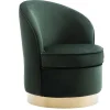 Fauteuil Sanela Van Fluweel - Spargroen