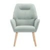 Fauteuil Van Blauwgroene Stof Osimo