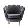 Fauteuil Van Fluweel Dandelion - Antraciet - Van Pascal Morabito
