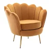 Fauteuil Van Fluweel Dandelion - Mosterdgeel - Van Pascal Morabito