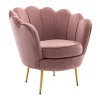 Fauteuil Van Fluweel Dandelion - Roze - Van Pascal Morabito