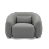 Fauteuil Van Grijze Stof Stefian