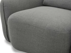 Fauteuil Van Grijze Stof Stefian