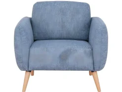 Fauteuil Van Stof Magelan - Lichtblauw