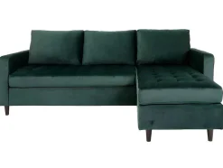 Firenze Chaise Longue Bank Velours, Groen.