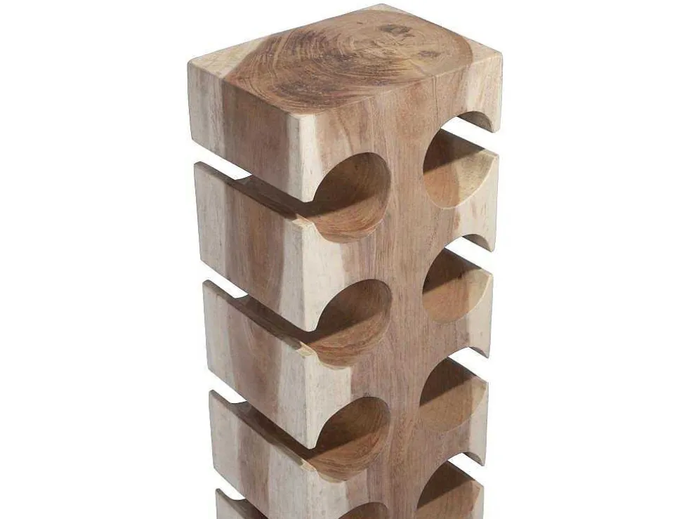 Flessenrek Van Suarhout - 10 Flessen - B19 X D27 X H70 Cm - Naturel - Cagayan