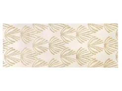 Gangtapijt Art-Decostijl Lysa - Polypropyleen - 80 X 200 Cm - Beige En Goudkleurig