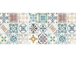 Gangtapijt Santander In Vinyl Met Tegeleffect Santander - 66X160Cm - Multikleuren