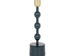 Geemailleerde Aluminium Kandelaar - H.26,5 Cm - Eend Blauw - Parina