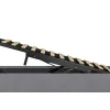 Gestoffeerd Opbergbed - 140X200Cm - Fluwelen Stof - Grijs