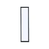 Glazen Binnenraam In Aluminium Met Poedercoating - 30 X 130 Cm - Zwart - Bayview