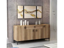 Gloria Multifunctioneel Kabinet, Walnoot, 160X42X75 Cm, Epikasa