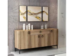 Gloria Multifunctioneel Kabinet, Walnoot, 160X42X75 Cm, Epikasa