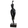 Groot Beeld Madison - Hars - L12 X H50 Cm - Zwart