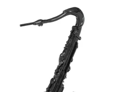 Groot Saxofoonstandbeeld Van Hars L29 X B16 X H62 Cm Zwart Musania