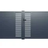 Halfopengewerkte Aluminium Draaipoort Met Motief B350 X H179 Cm Antraciet Orist Ii