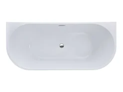 Halfvrijstaand Bad Divina -200L - 150X75X58Cm - Wit