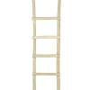 Handdoekenrek Ladder Van Massief Teakhout - Naturelkleur - Fodna